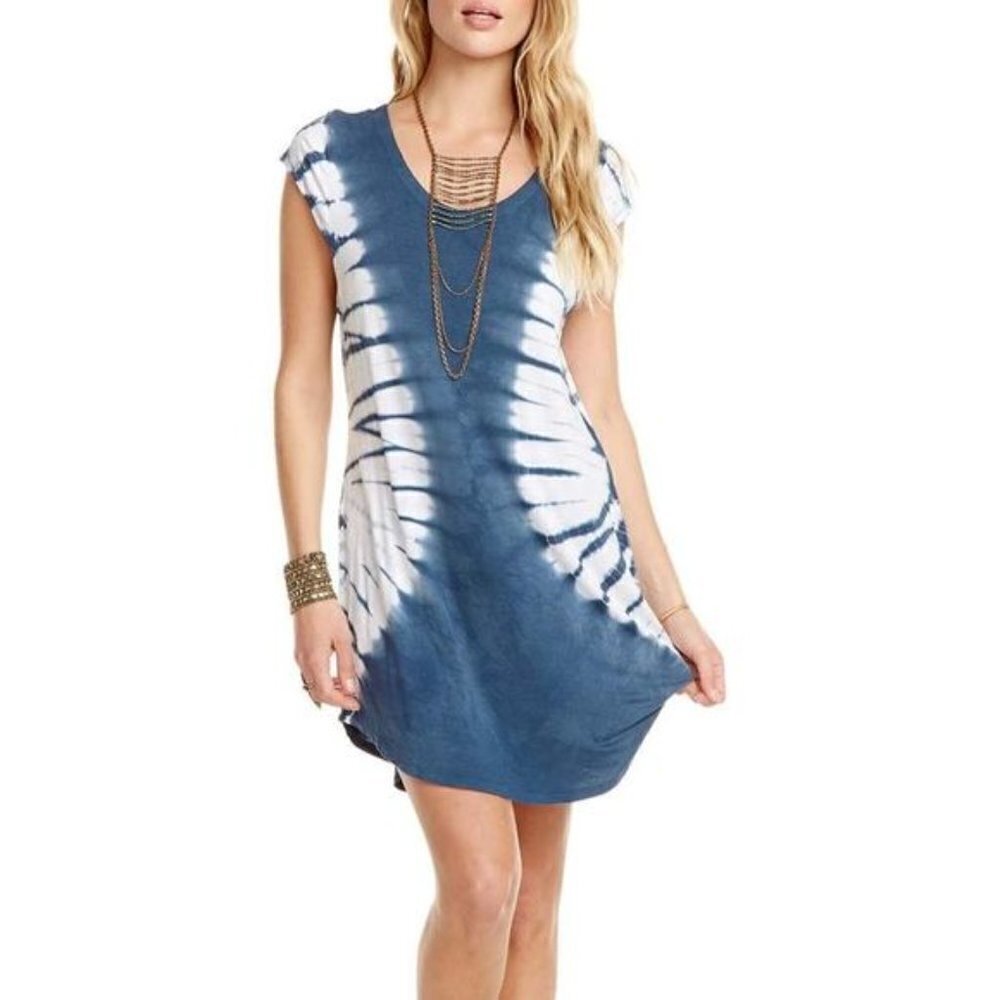 Chaser Tie Dye Strappy Shirttail Dress